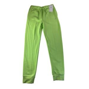 Jordan Boys SMALL Ghost Green Sweatpants with Drawstring Waist Kids Pants NWT